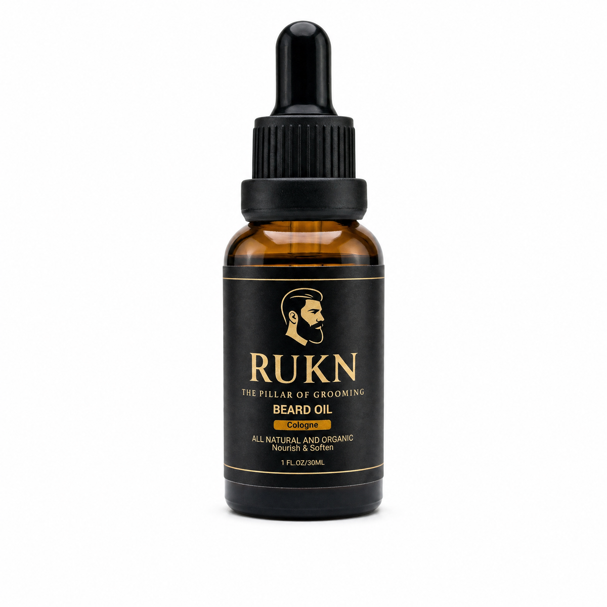RUKN Beard Grooming Oil – Nourishing & Conditioning Formula