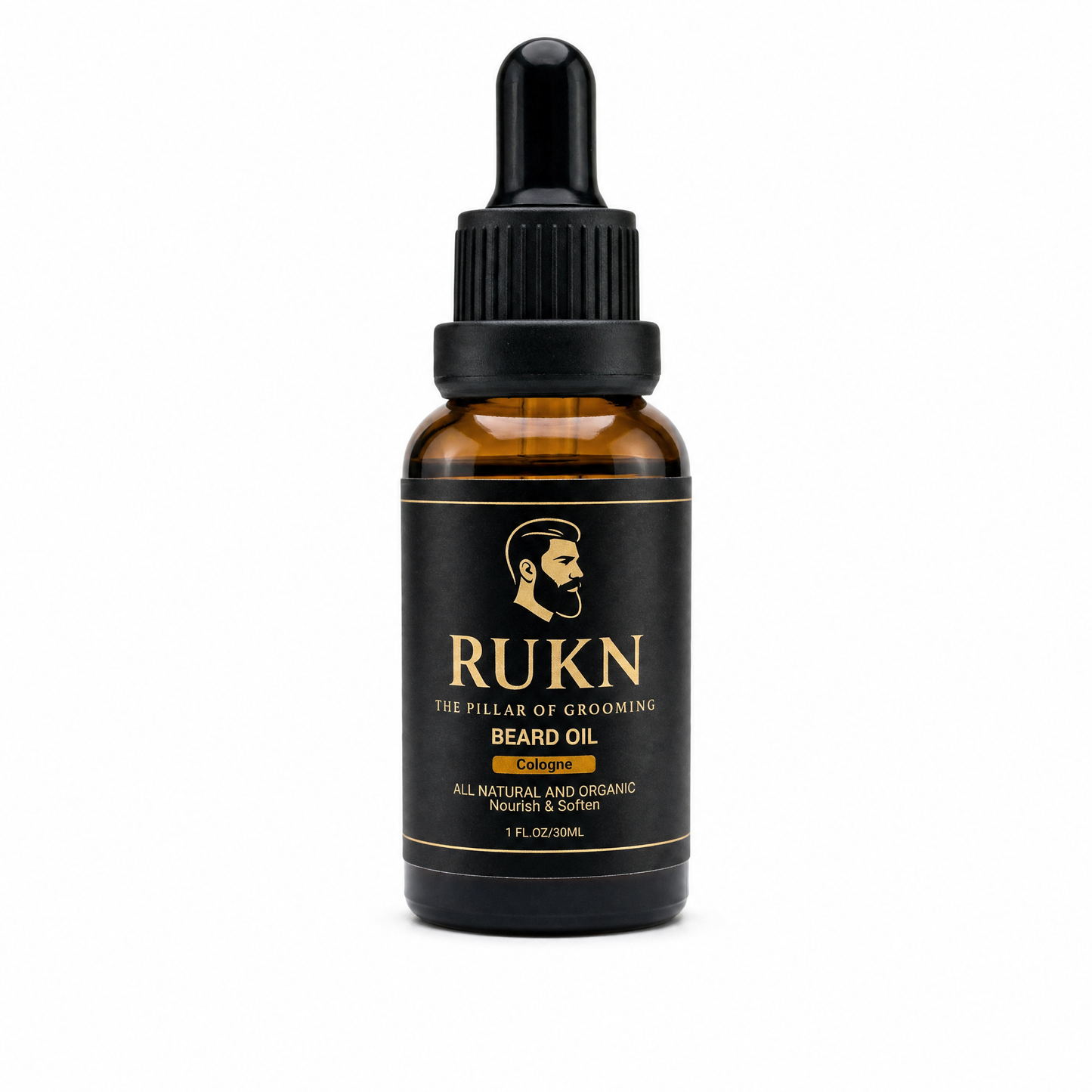 RUKN Beard Growth Oil – Thicker, Fuller Beard in Weeks