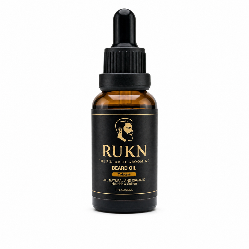 RUKN Beard Grooming Oil – Nourishing & Conditioning Formula